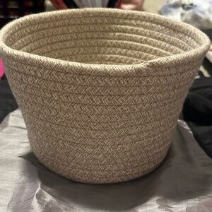Woven Basket in Cream